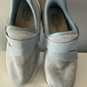 Light Blue Slip-On Sneakers